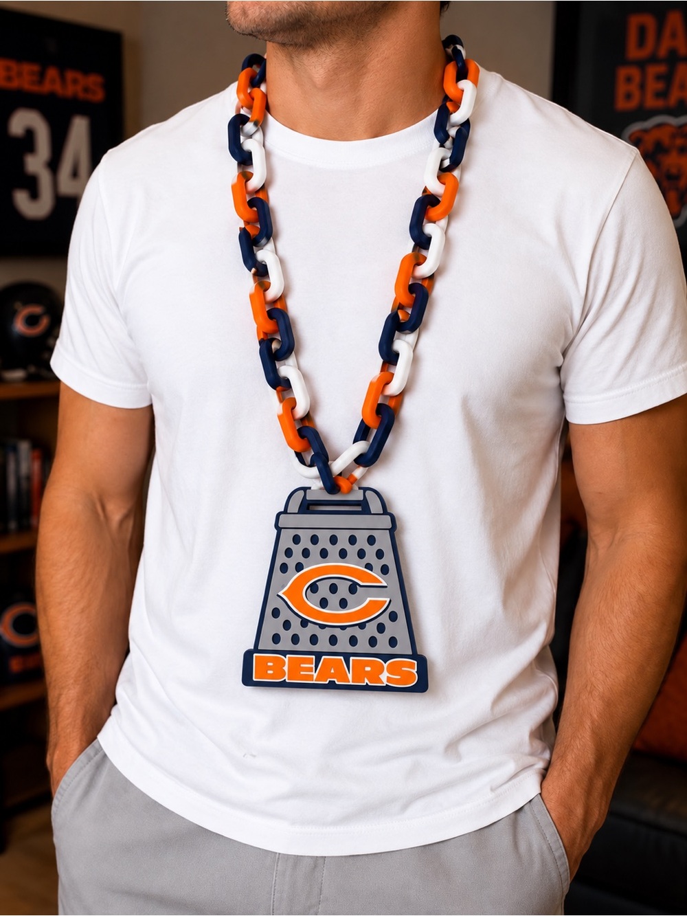 Chicago Bears Hype Chain Necklace